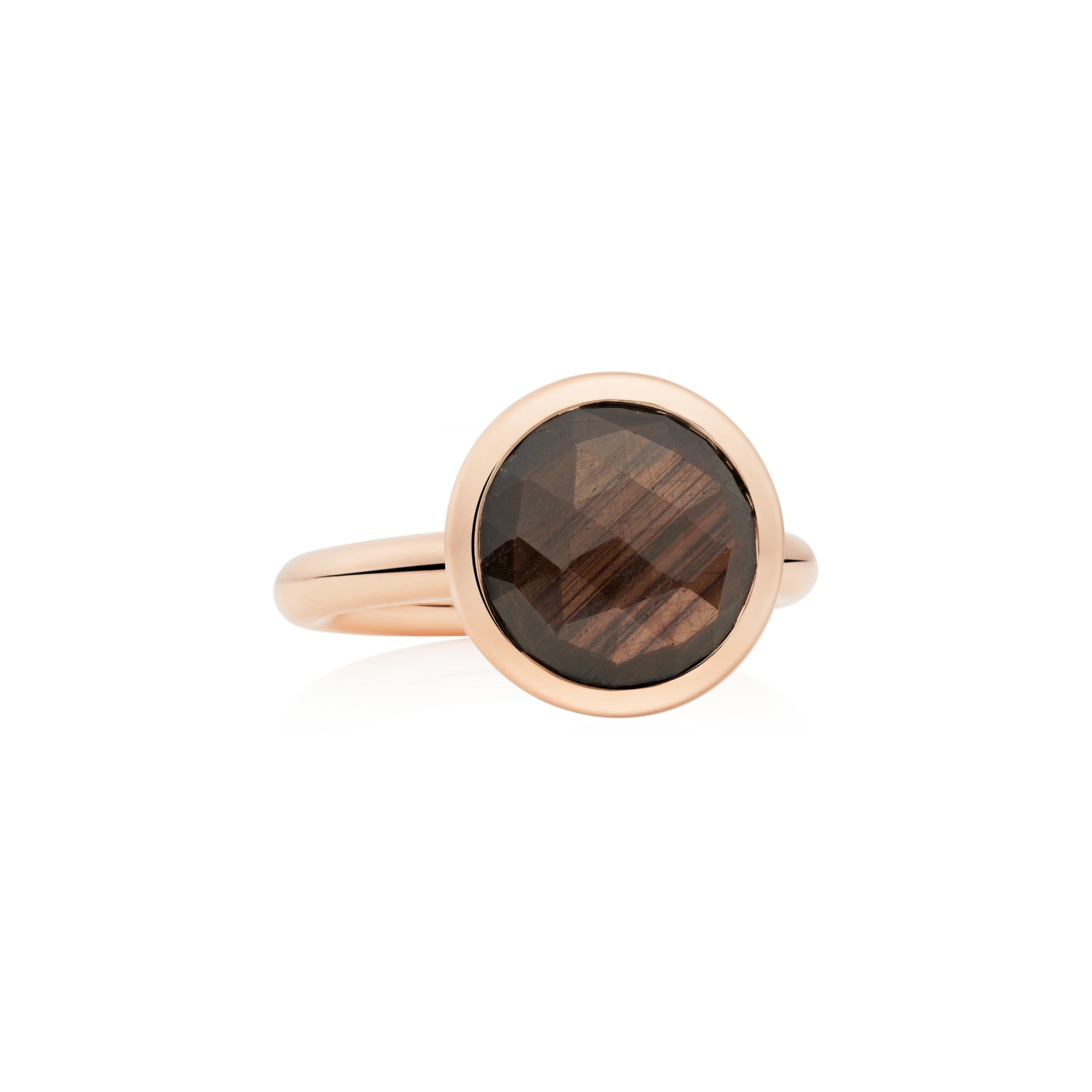 Bron Sushi Ring (8RR4870BSB) aus Roségold mit Saphir