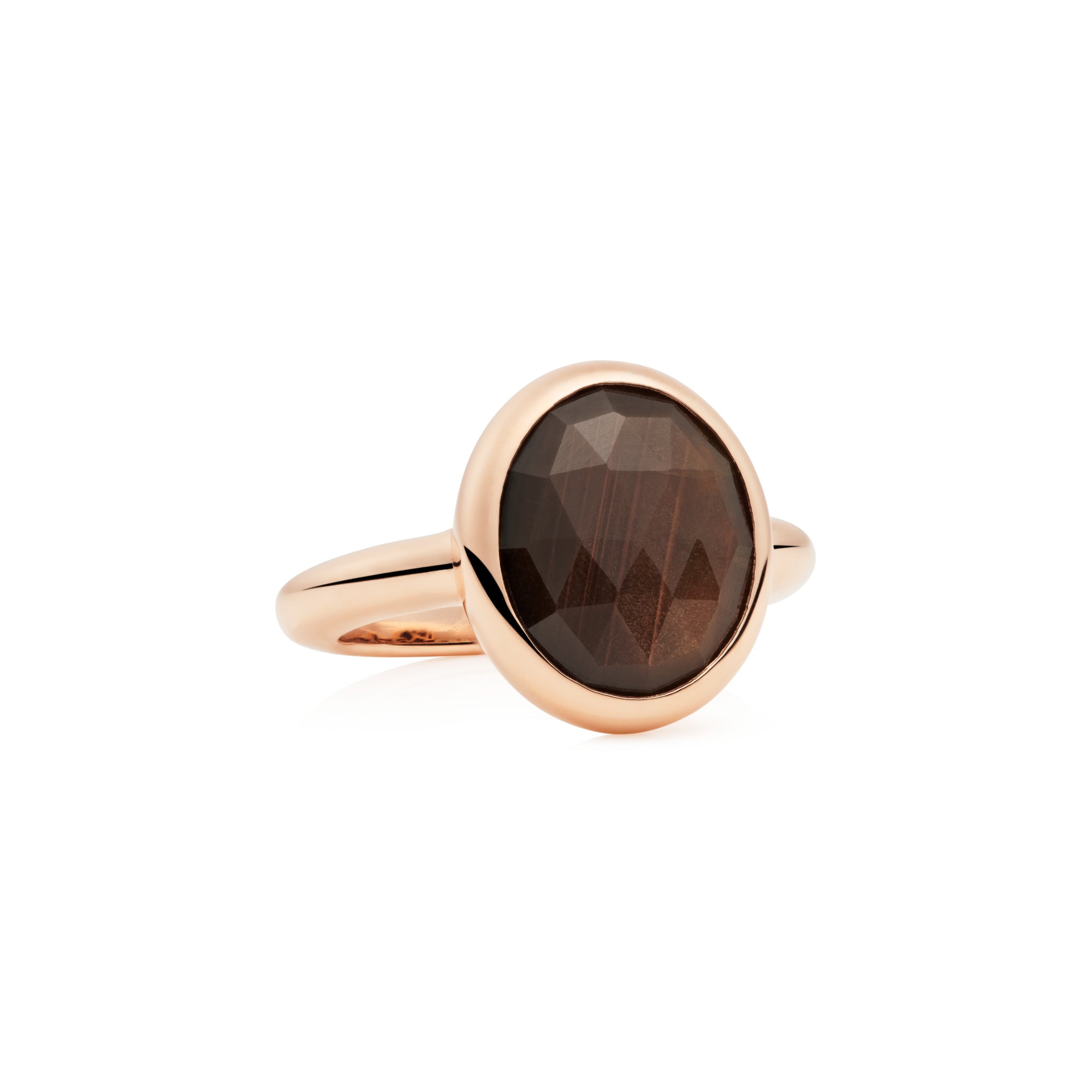Bron Sushi Ring (8RR4892BSB) aus Roségold mit Saphir
