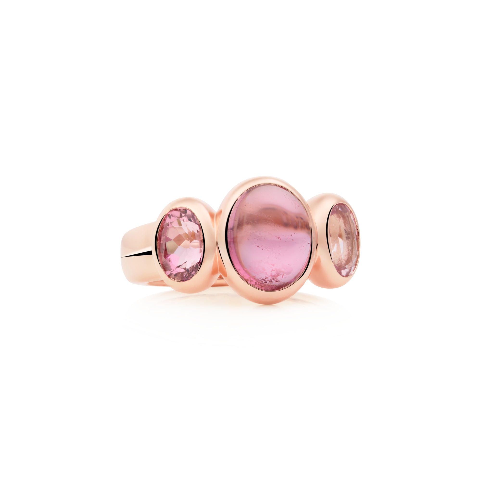 Bron Sushi Ring (8RR4902RTCRT) aus Roségold mit Turmalin