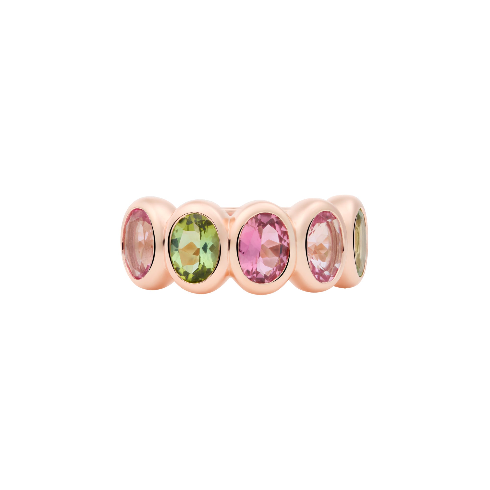 Bron Sushi Ring - 8RR4903MT/1 (1) aus Roségold mit Turmalin