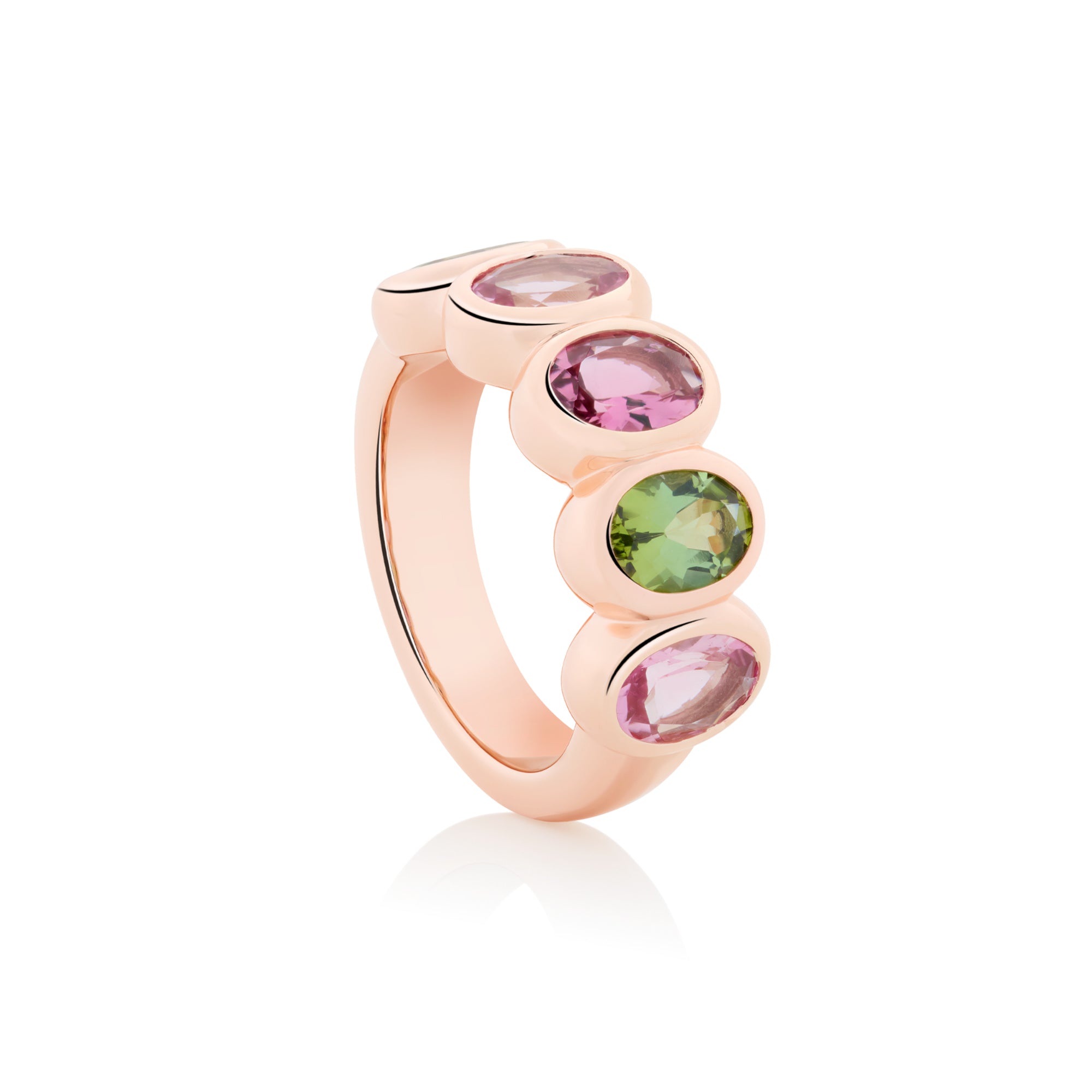 Bron Sushi Ring - 8RR4903MT/1 (1) aus Roségold mit Turmalin