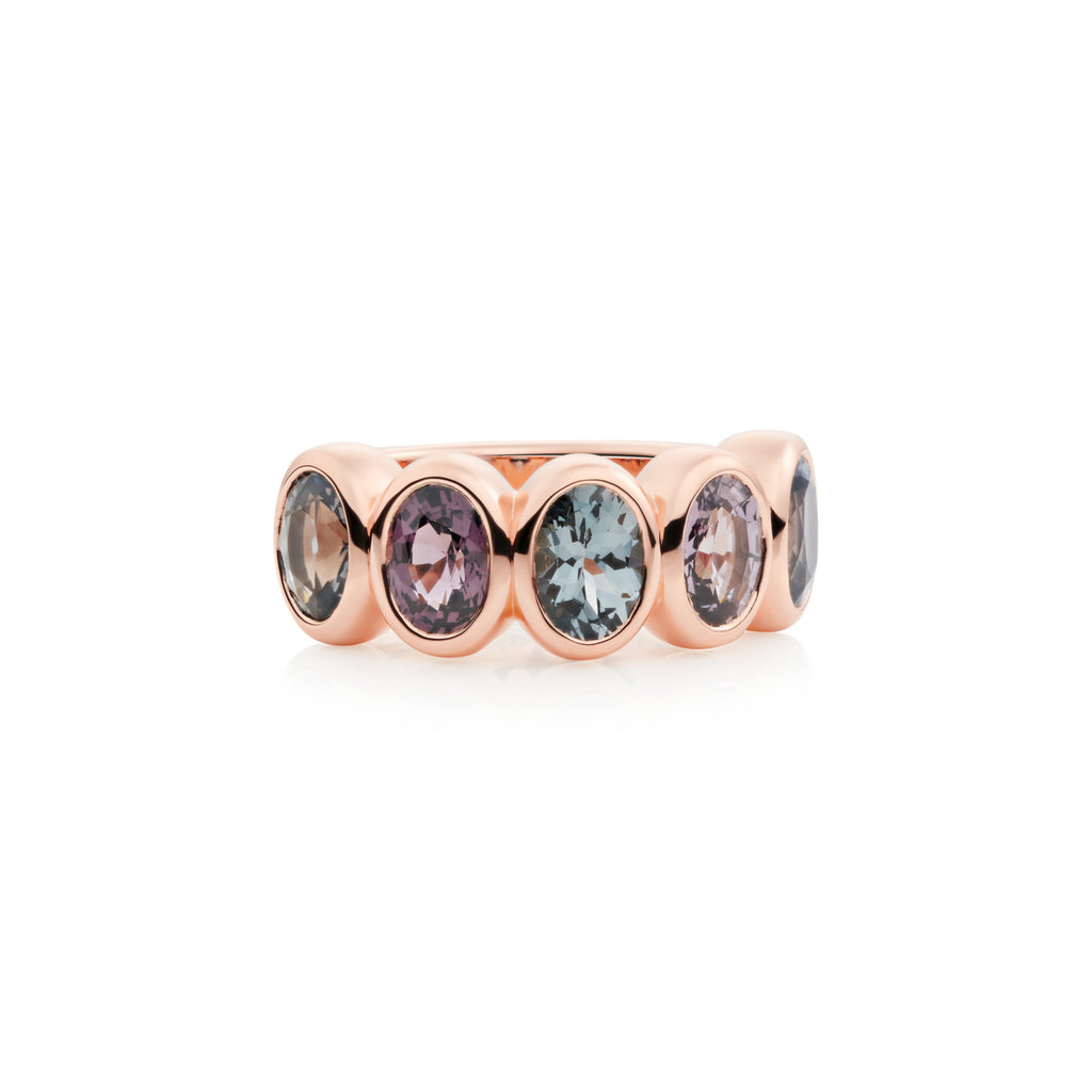 Bron Sushi Ring (8RR4903SP) aus Roségold mit Spinell