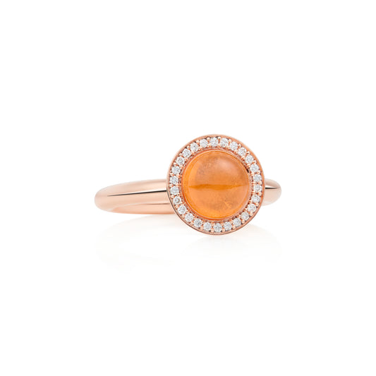 Sushi Ring, Roségold • Diamant • Granat von Bron (8RR4932SGCBR)