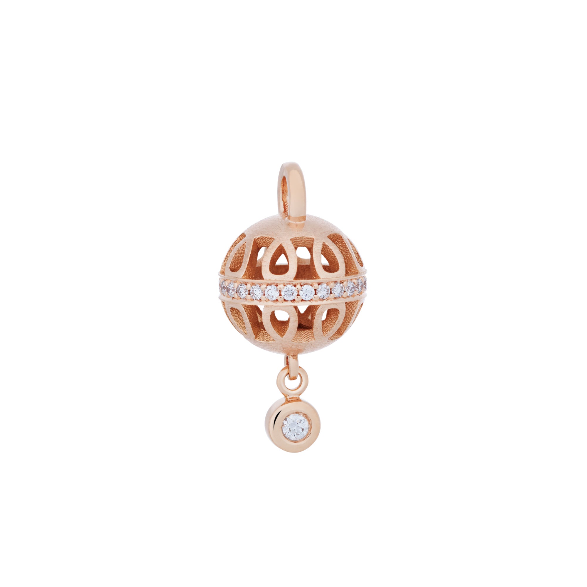 Bron Toujours Ajour Anhänger (8HR3448MBR) aus Roségold mit Diamant