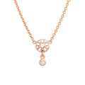 Bron Toujours Ajour Halskette (8CR4419BR) aus Roségold mit Diamant