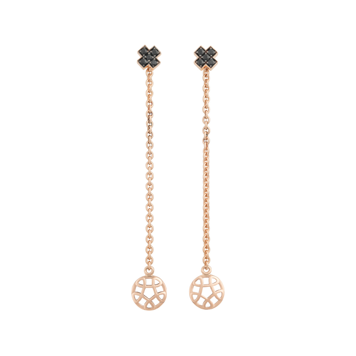 Bron Toujours Ajour Ohrschmuck (8OR4835-1) aus Roségold