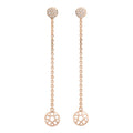 Bron Toujours Ajour Ohrschmuck (8OR4835-2) aus Roségold mit Diamant