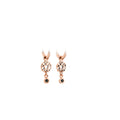 Bron Toujours Ajour Ohrschmuck (8OR4840ZK) aus Roségold mit Saphir