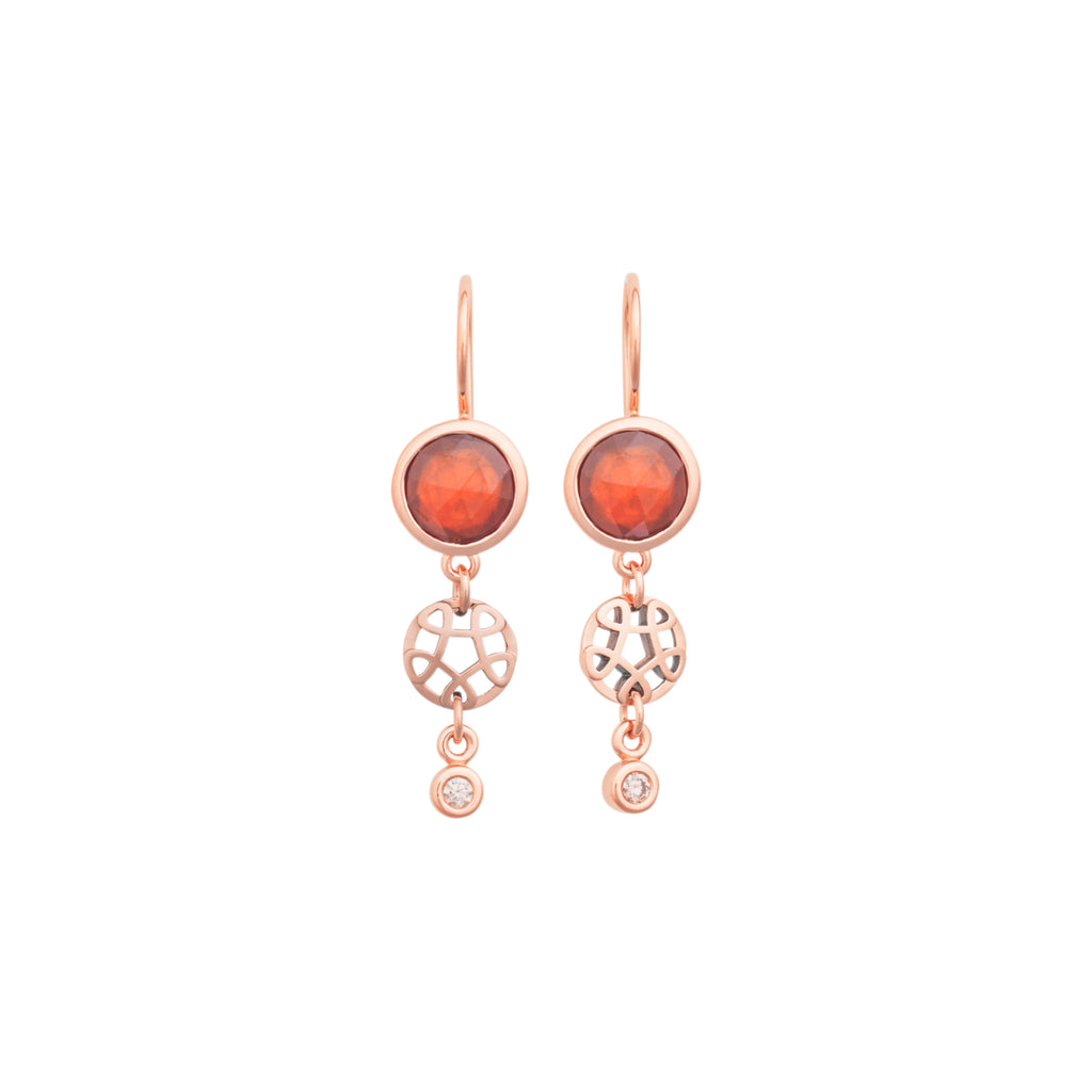 Bron Toujours Ajour Ohrschmuck (8OR4842HEBCBR) aus Roségold mit Diamant