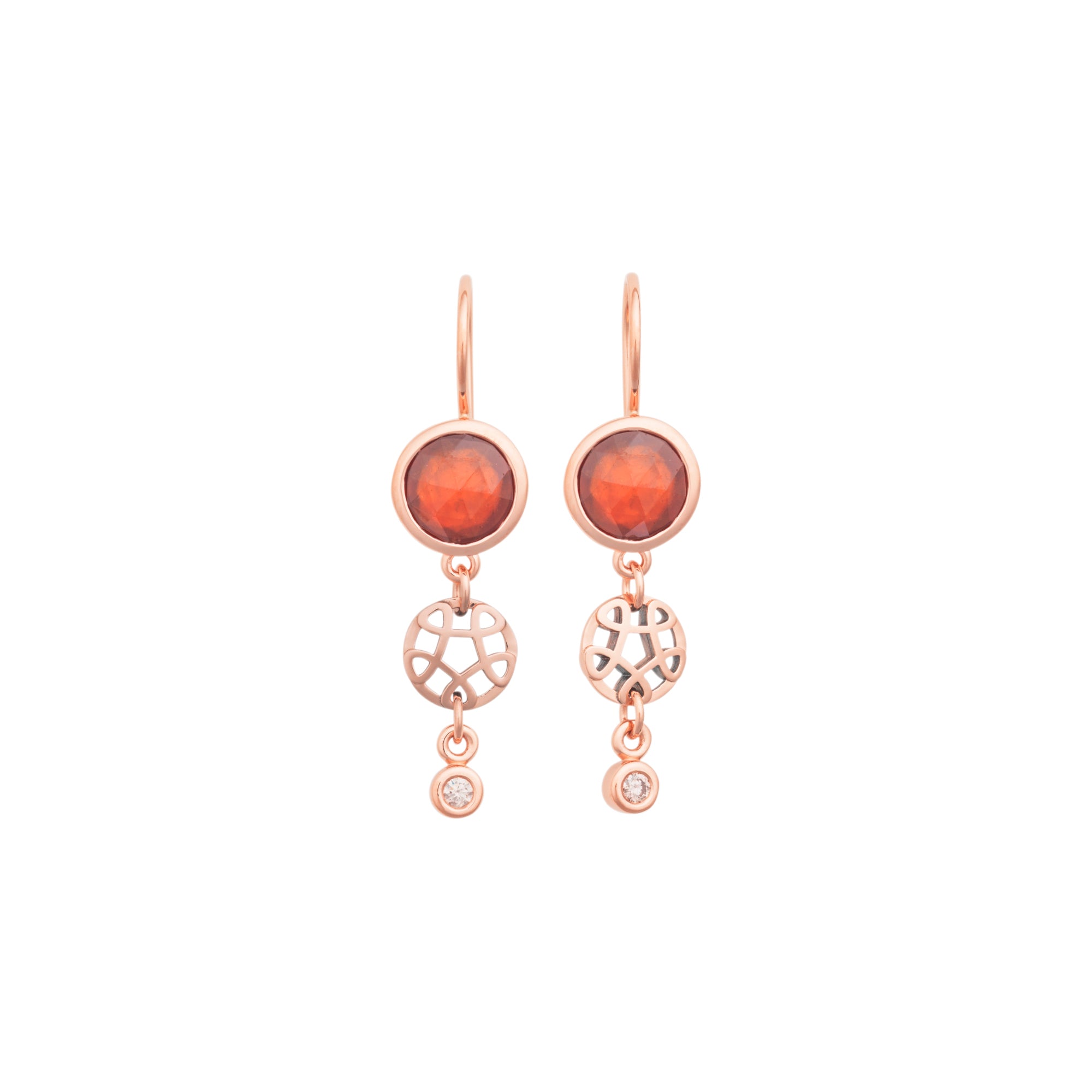 Bron Toujours Ajour Ohrschmuck (8OR4842HEBCBR) aus Roségold mit Diamant