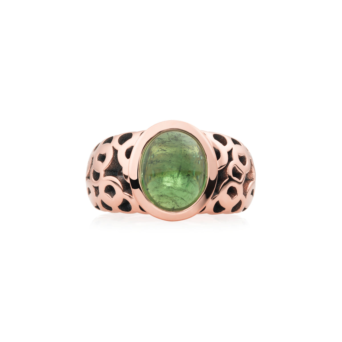 Bron Toujours Ajour Ring (4RR4823GTC) aus Roségold mit Turmalin