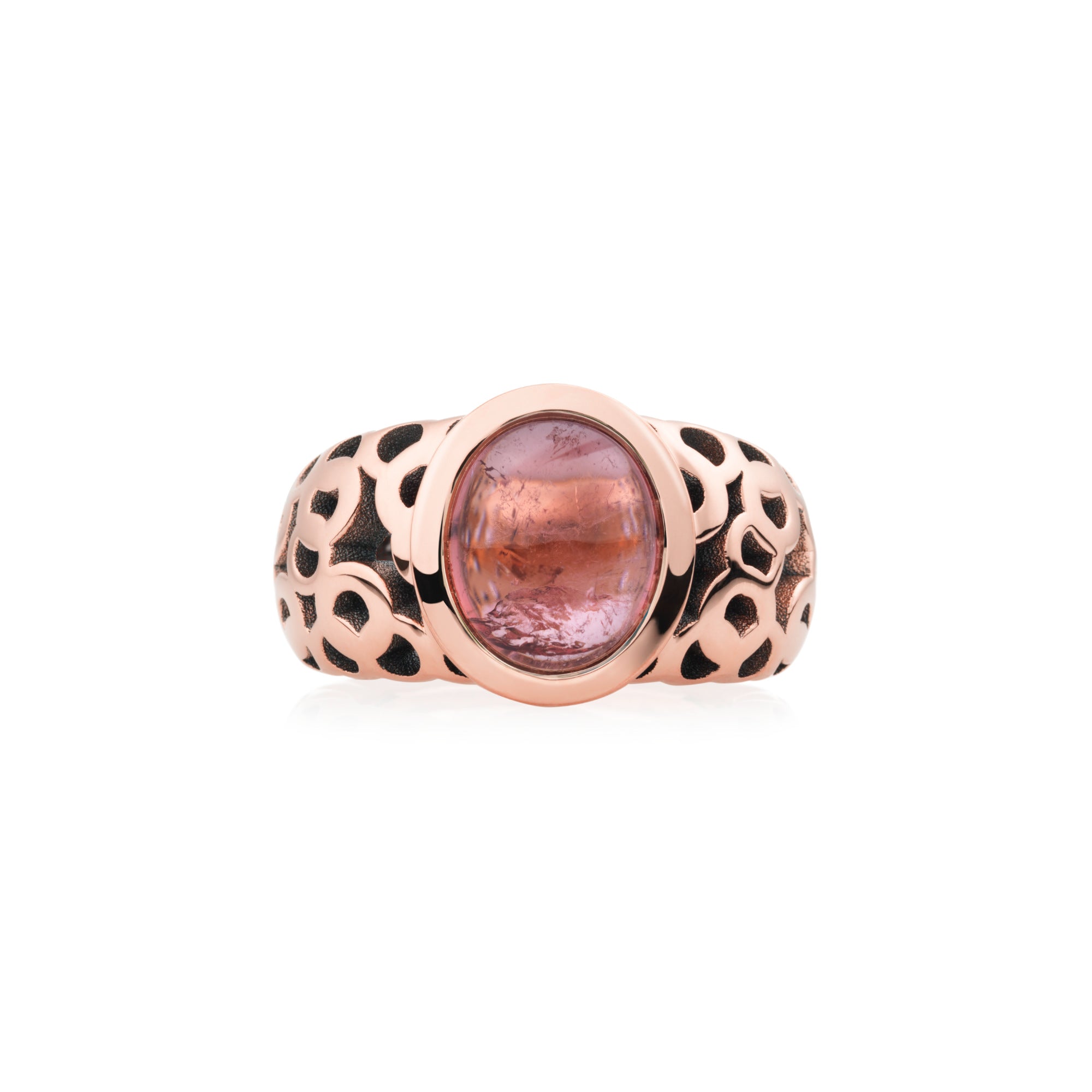 Bron Toujours Ajour Ring (4RR4823RTC) aus Roségold mit Turmalin