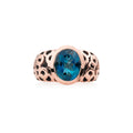 Bron Toujours Ajour Ring (8RR4823TL) aus Roségold mit Topas