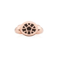 Bron Toujours Ajour Ring (8RR4843ON) aus Roségold mit Onyx