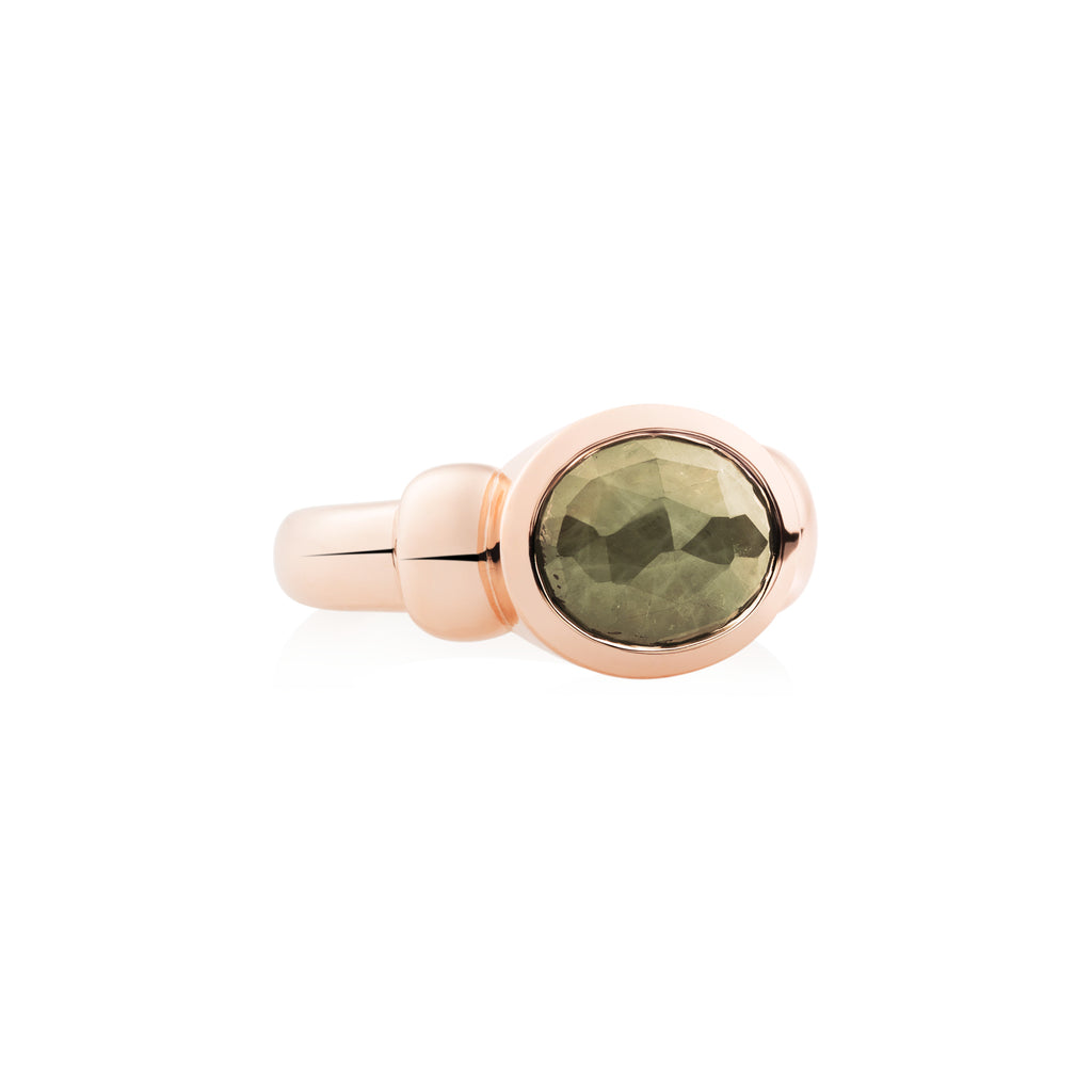 Bron Toujours Ajour Ring (8RR4844GKS) aus Roségold mit Saphir