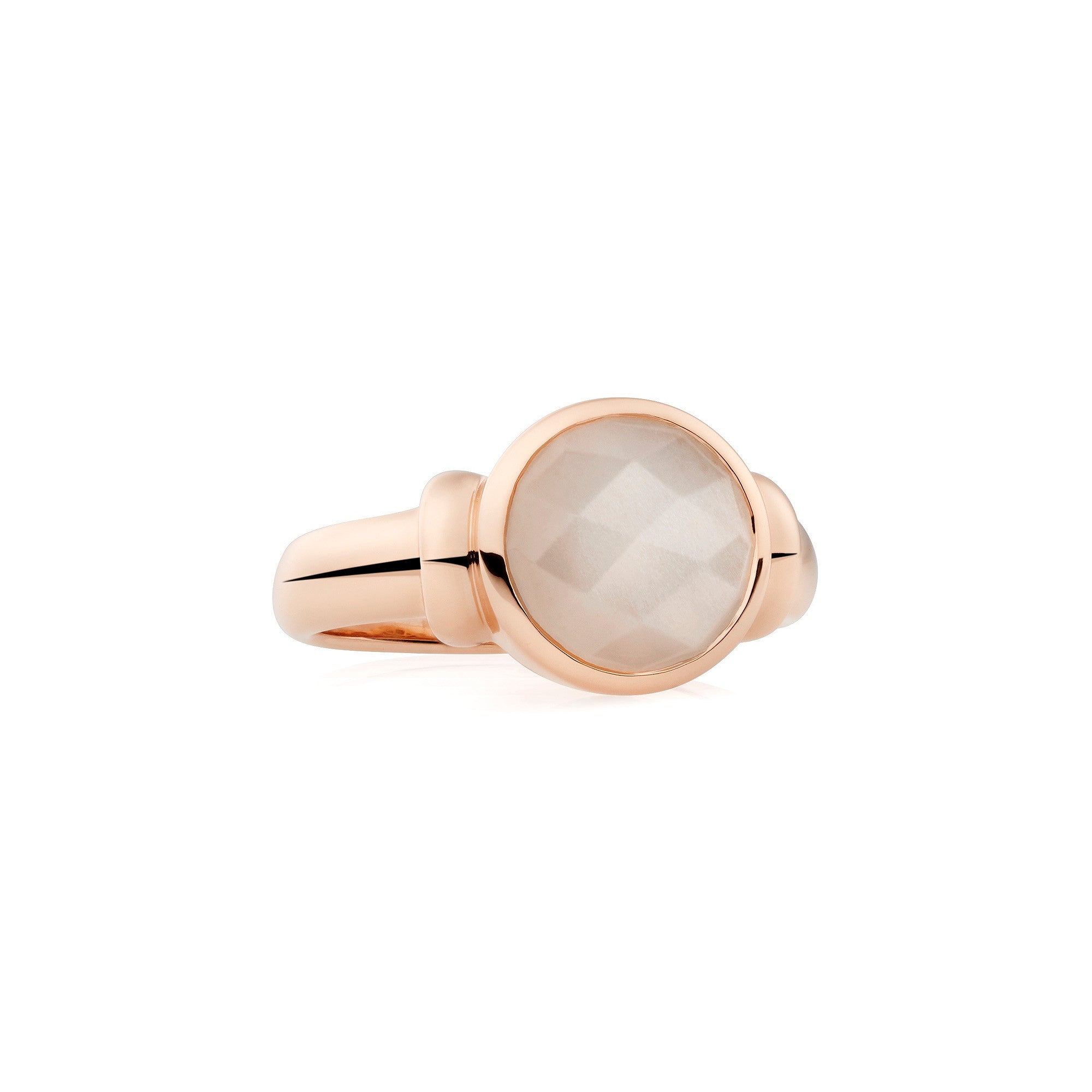 Bron Toujours Ajour Ring (8RR4876MWB) aus Roségold mit Mondstein