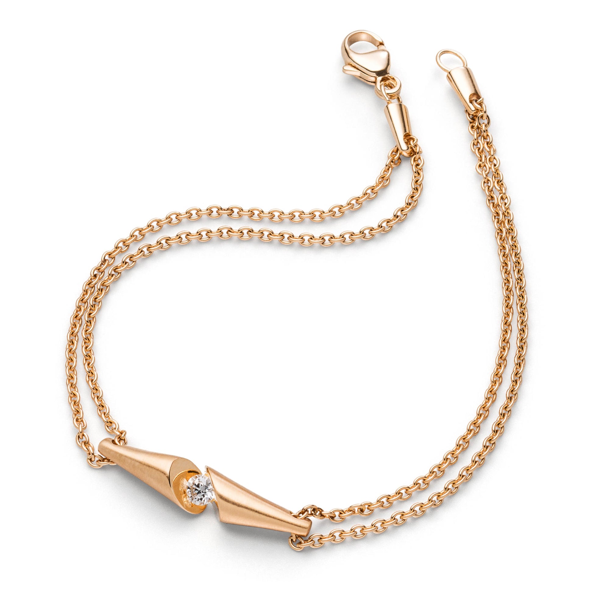 CALLA Armband, Roségold • Diamant von Schaffrath (751_CALAB_10_RW)