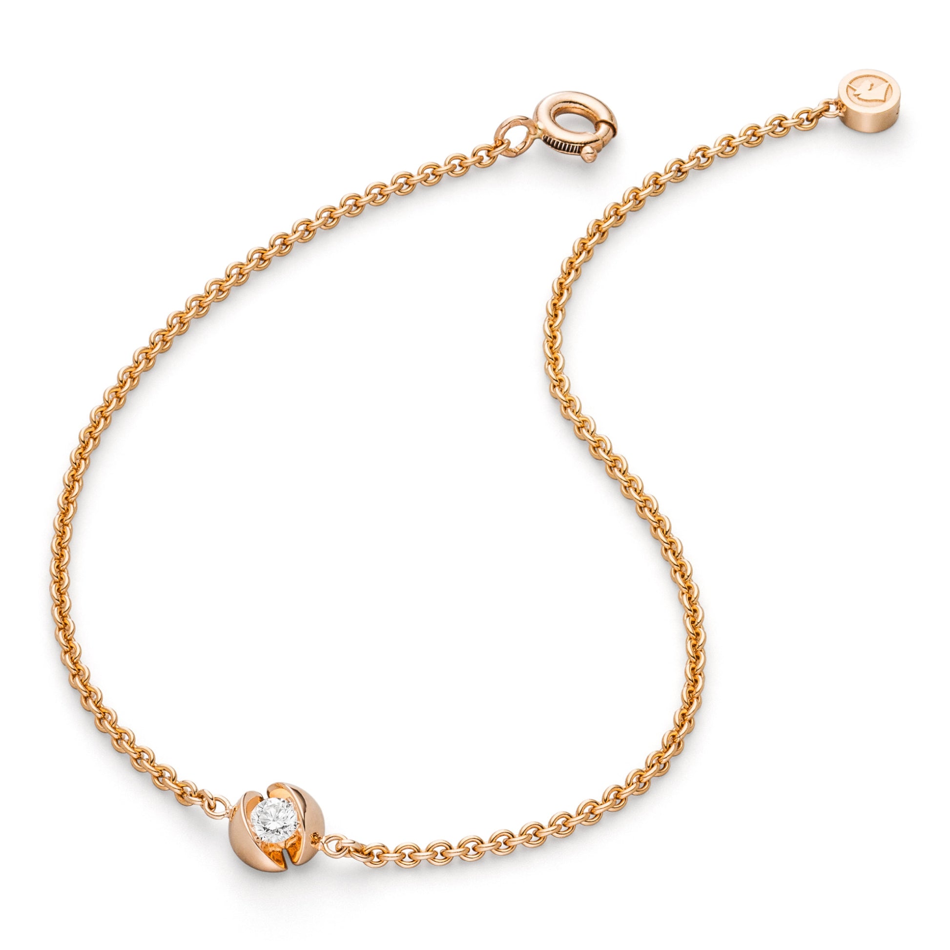 CALLA Armband, Roségold • Diamant von Schaffrath (751_CALL2_10_RW)