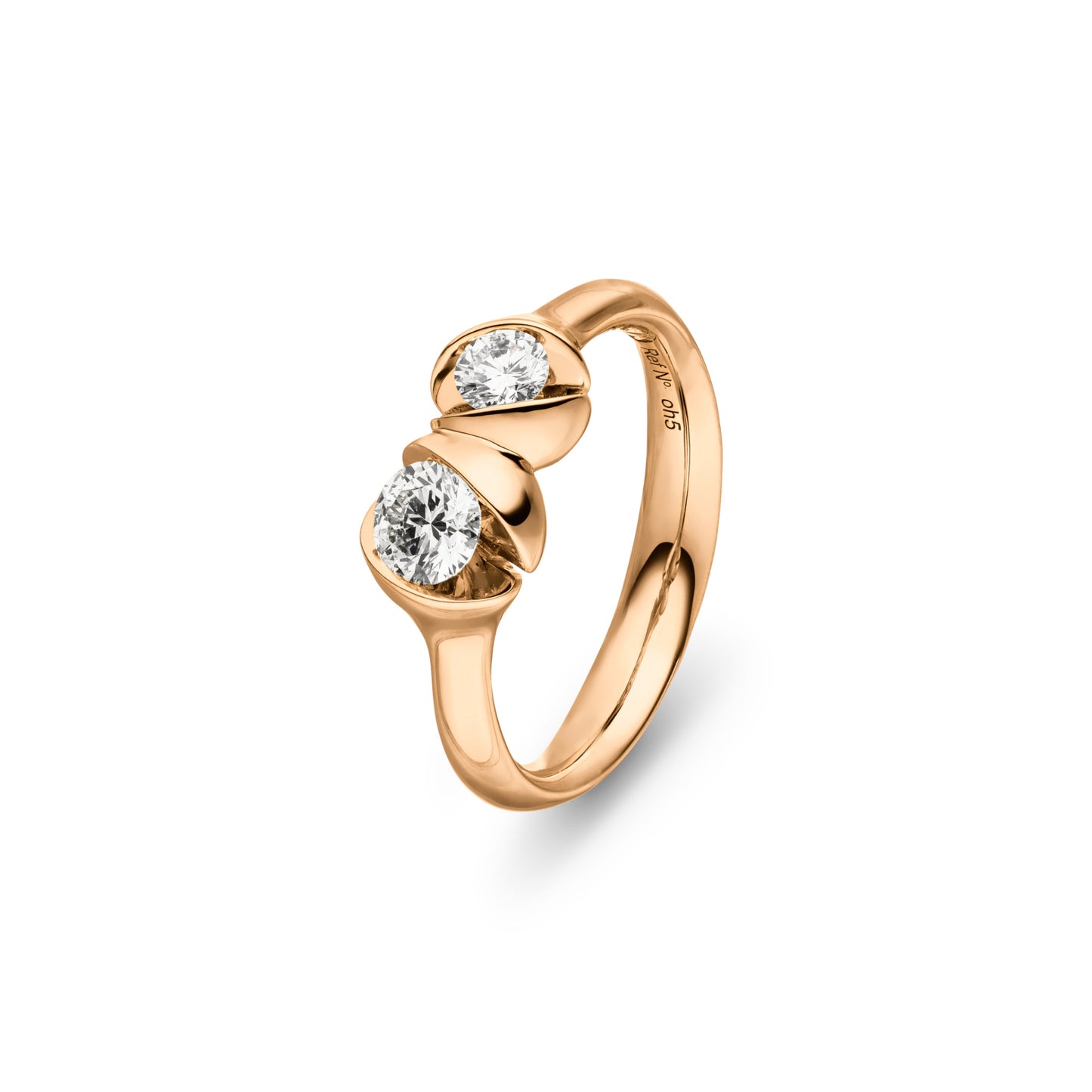 CALLA Diamantring, Roségold • Diamant von Schaffrath (758_CABO2_60_RW)