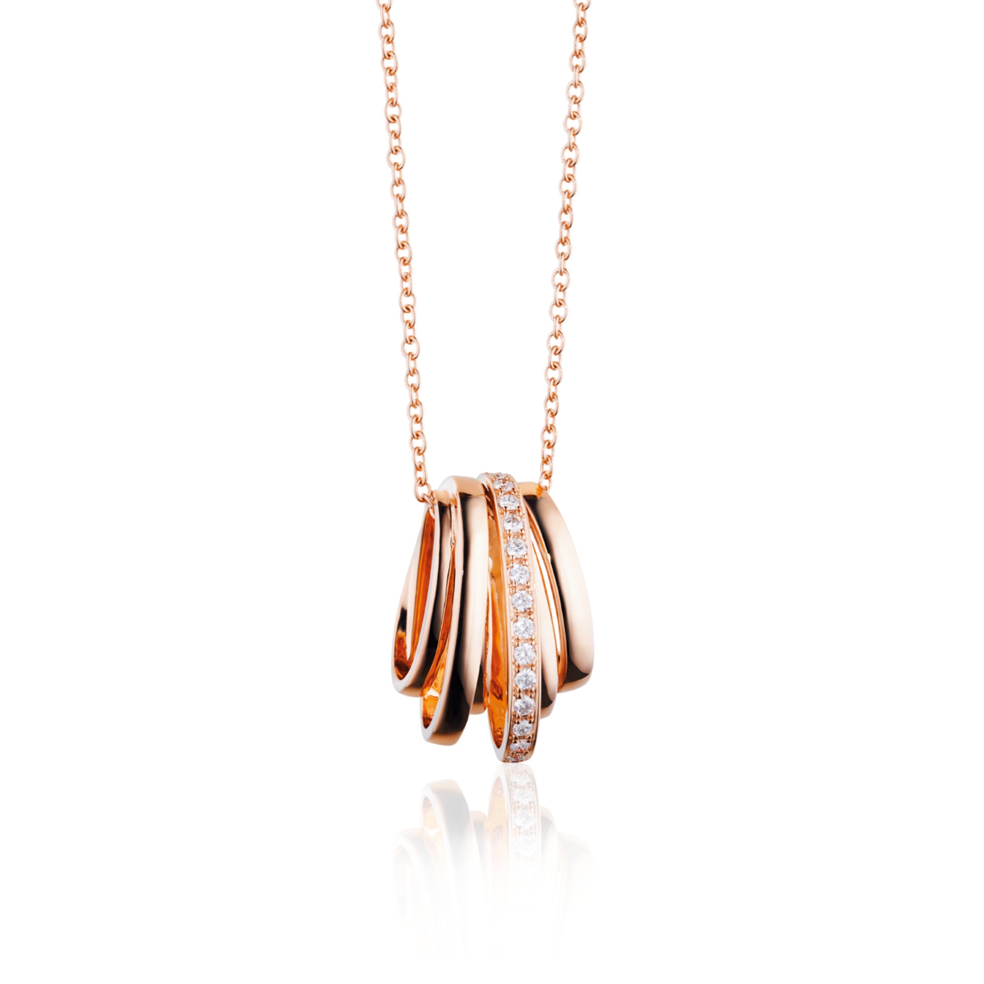Capolavoro Anhänger La Donna (AH9BRW02166) aus Roségold mit Diamant