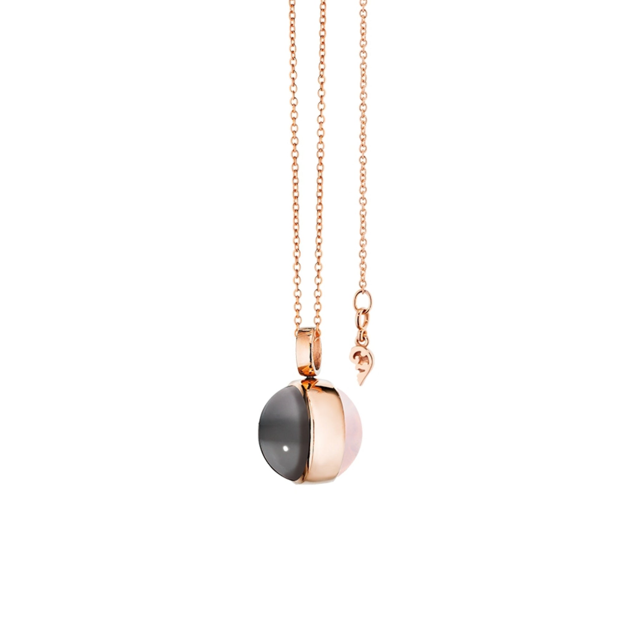 Capolavoro Anhänger Velluto - AH9MGD02043.ROK (ROK) aus Roségold mit Mondstein und Rosenquarz
