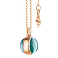 Capolavoro Anhänger Velluto - AH9TOL02230.TOA (TOA) aus Roségold mit Diamant und Topas