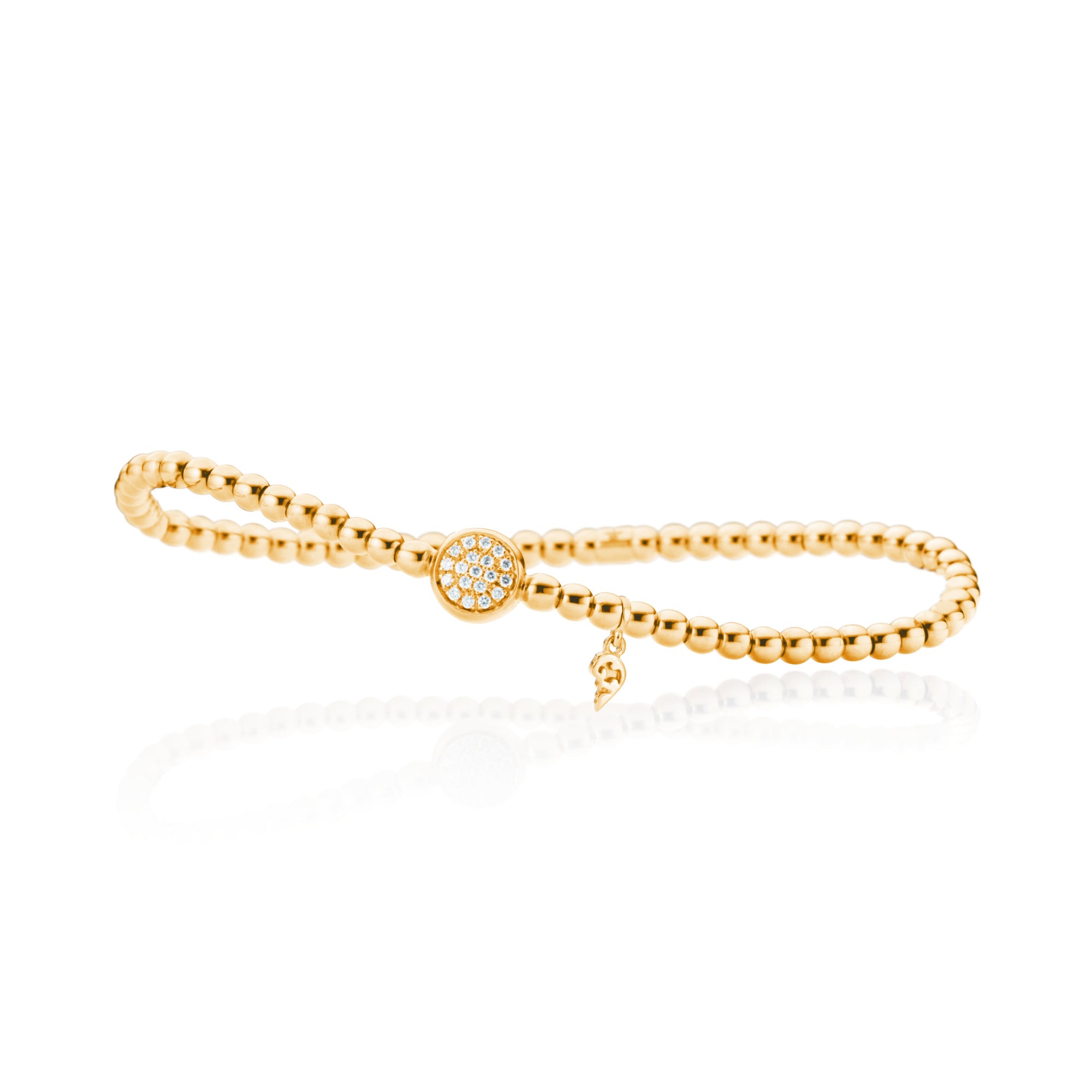 Capolavoro Armband Dolcini - AB7B00221.INNEN.17 (17-M) aus Gelbgold mit Diamant