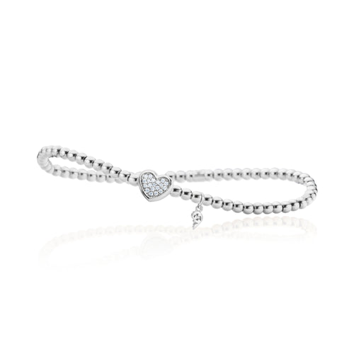 Capolavoro Armband Dolcini Herz klein - AB8BRW00360.INNEN.17 (17) aus Weißgold mit Diamant