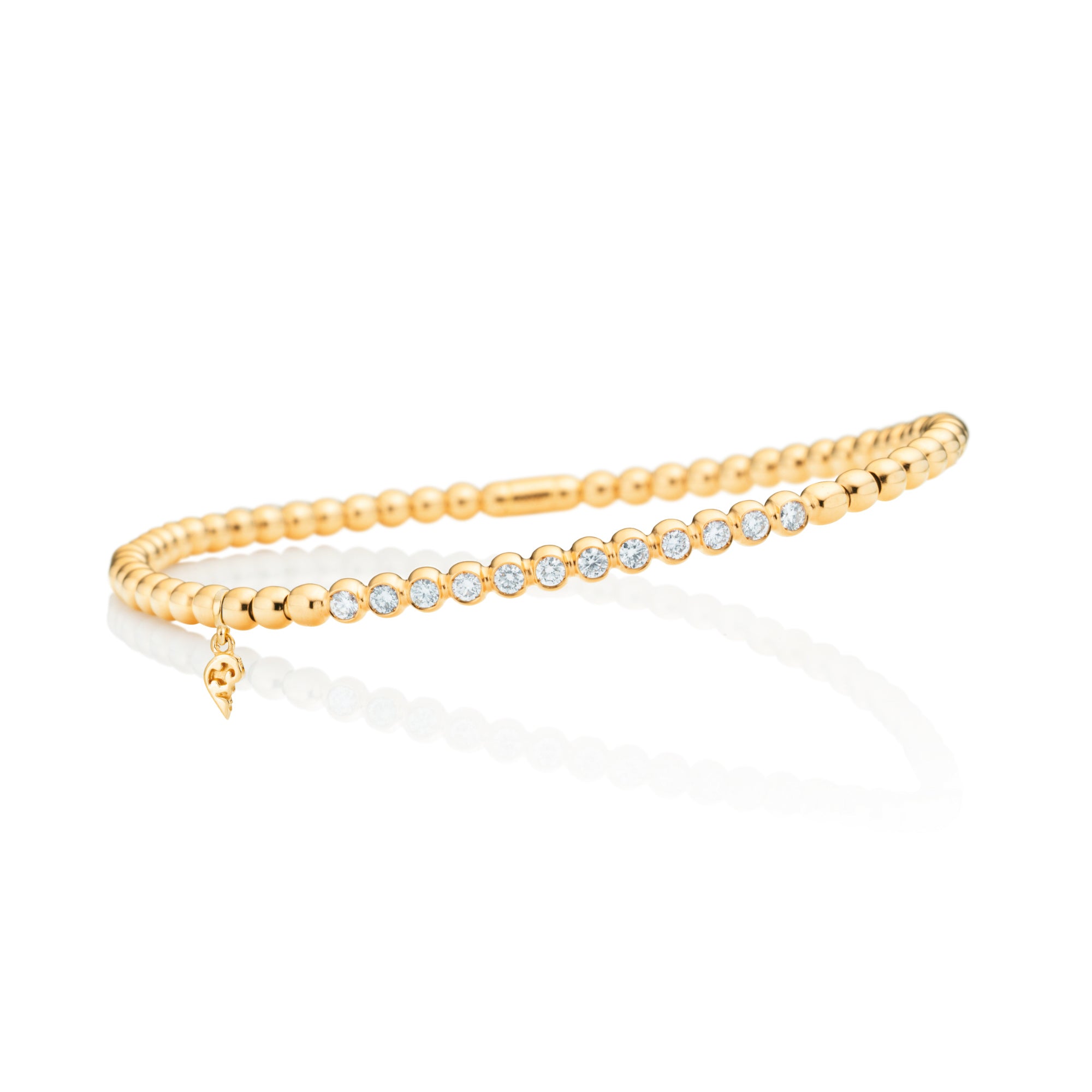 Capolavoro Armband Flessibile - AB7B0000233.INNEN.17 (17-M) aus Gelbgold mit Diamant