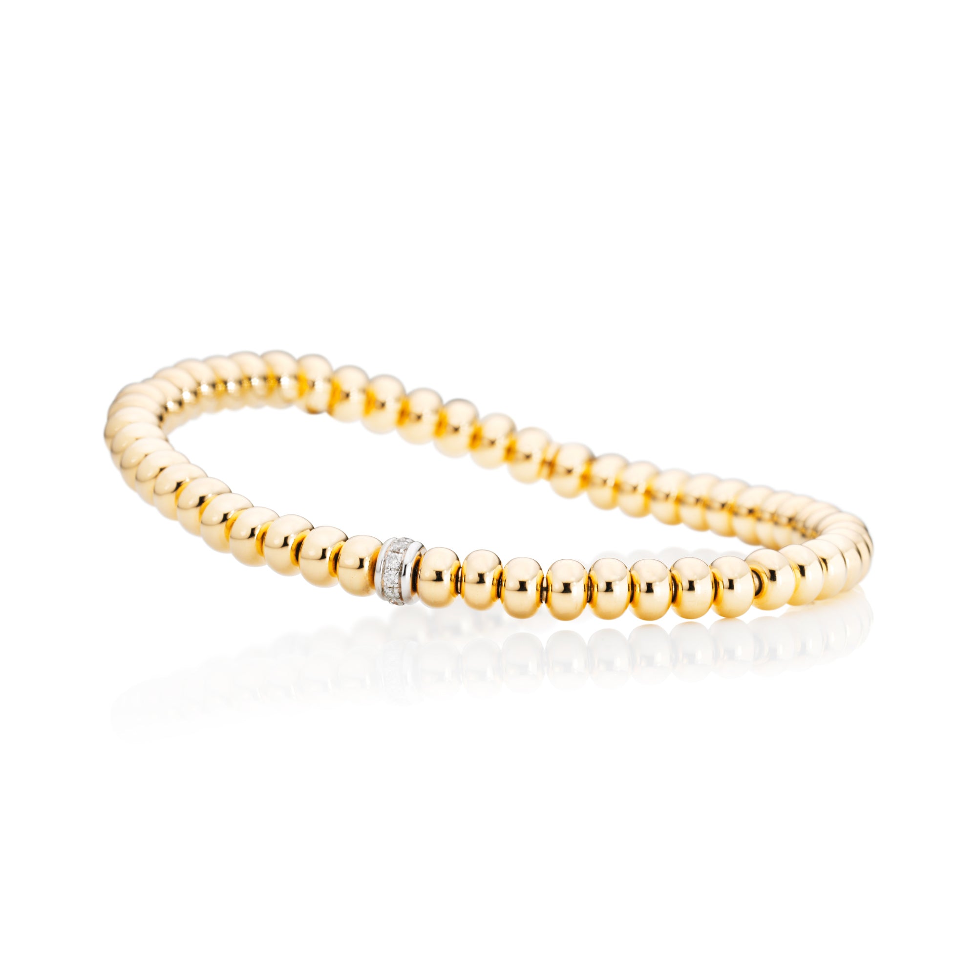 Capolavoro Armband Flessibile - AB7B00123.INNEN.17 (17-M) aus Gelbgold mit Diamant