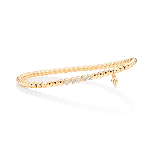 Capolavoro Armband Flessibile - AB7BRW00366.INNEN.17 (17-M) aus Gelbgold mit Diamant
