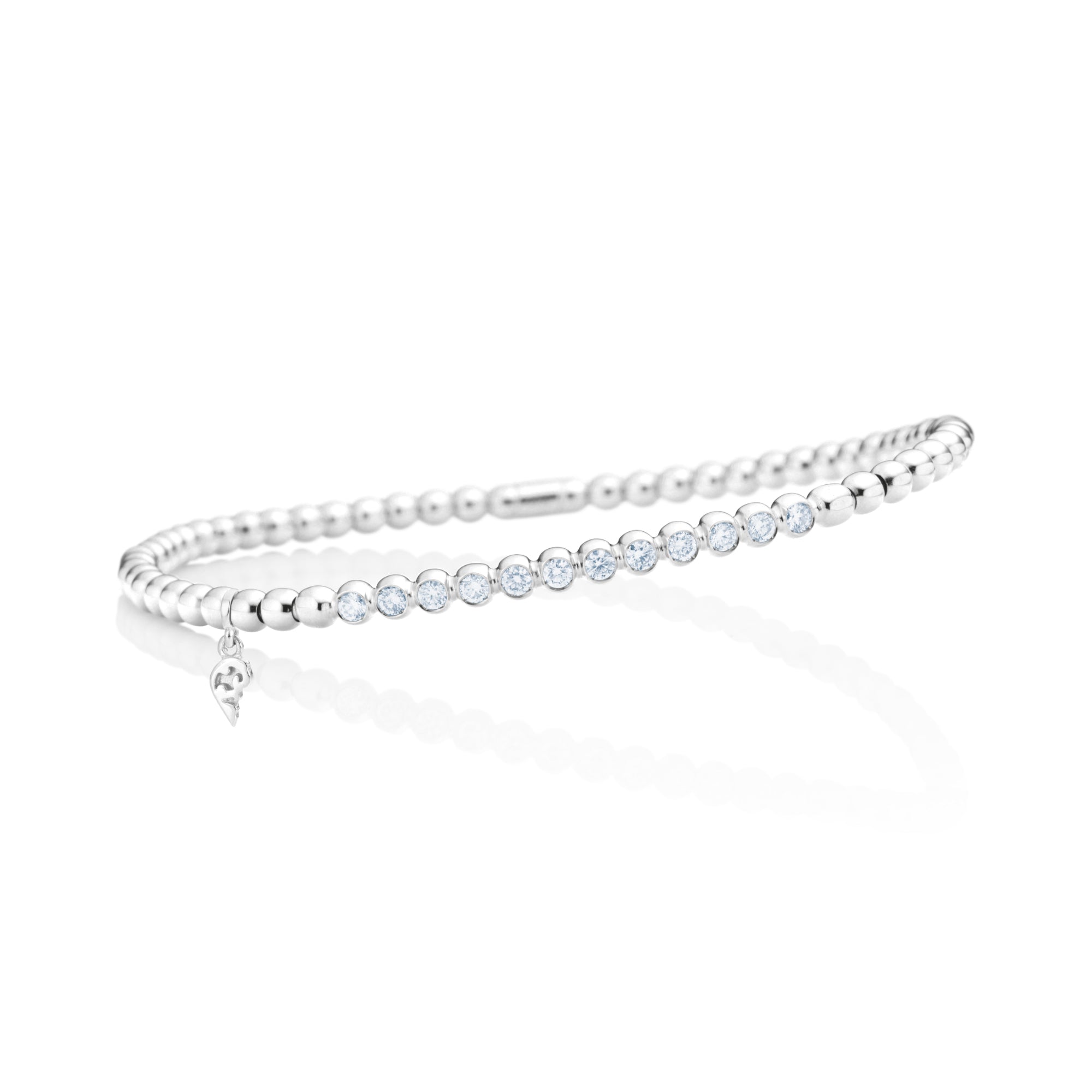 Capolavoro Armband Flessibile - AB8B0000233.INNEN.17 (17-M) aus Weißgold mit Diamant