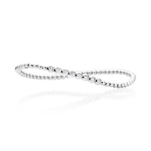 Capolavoro Armband Flessibile - AB8B00148.INNEN.17 (17) aus Weißgold mit Diamant