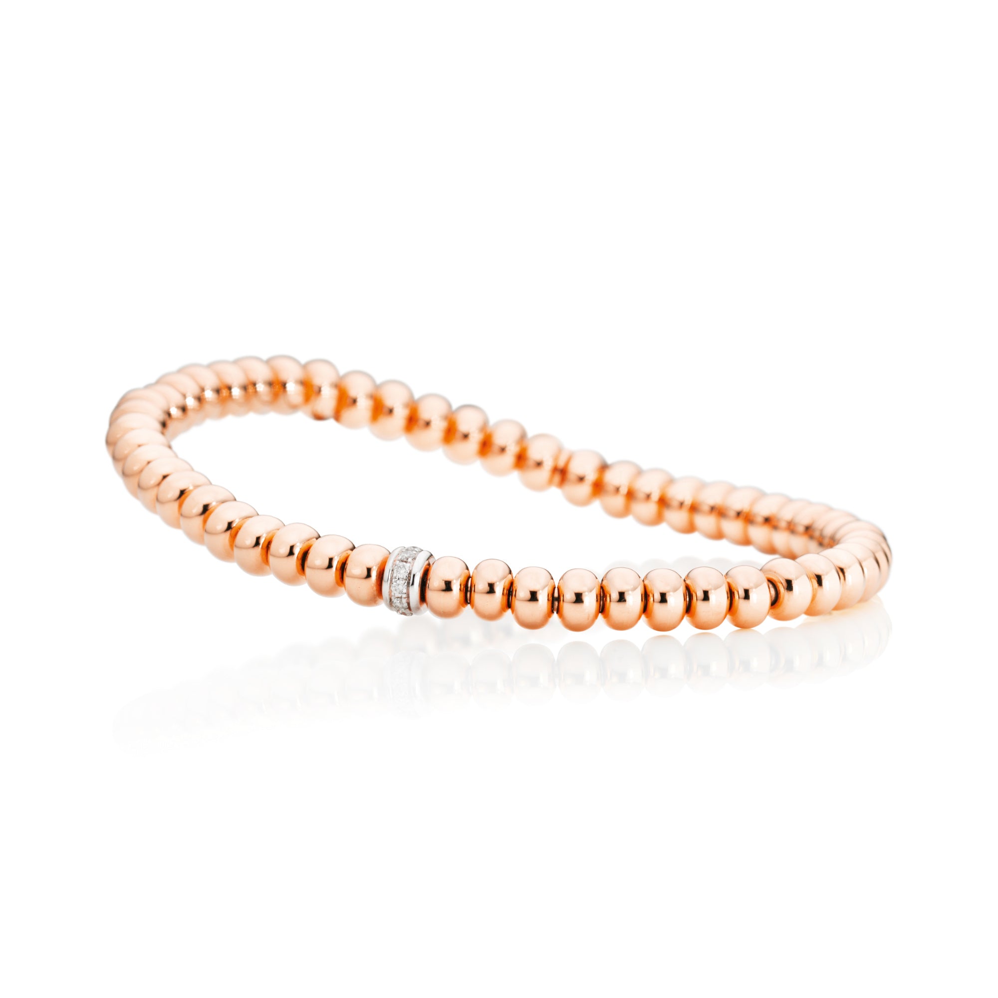 Capolavoro Armband Flessibile - AB9B00123.INNEN.17 (17-M) aus Roségold mit Diamant