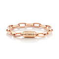 Capolavoro Armband Love Lock 02 - AB9BRW00381.INNEN.17.5 (5-M) aus Roségold mit Diamant