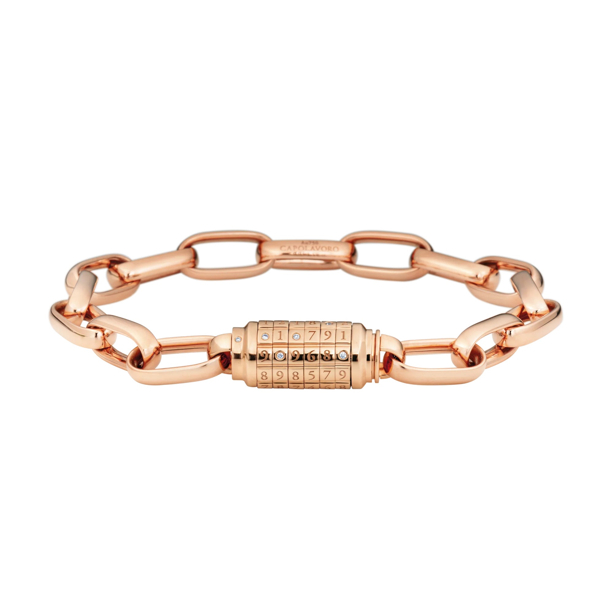 Capolavoro Armband Love Lock - AB7BRW00376.INNEN.17 (17-M) aus Roségold mit Diamant