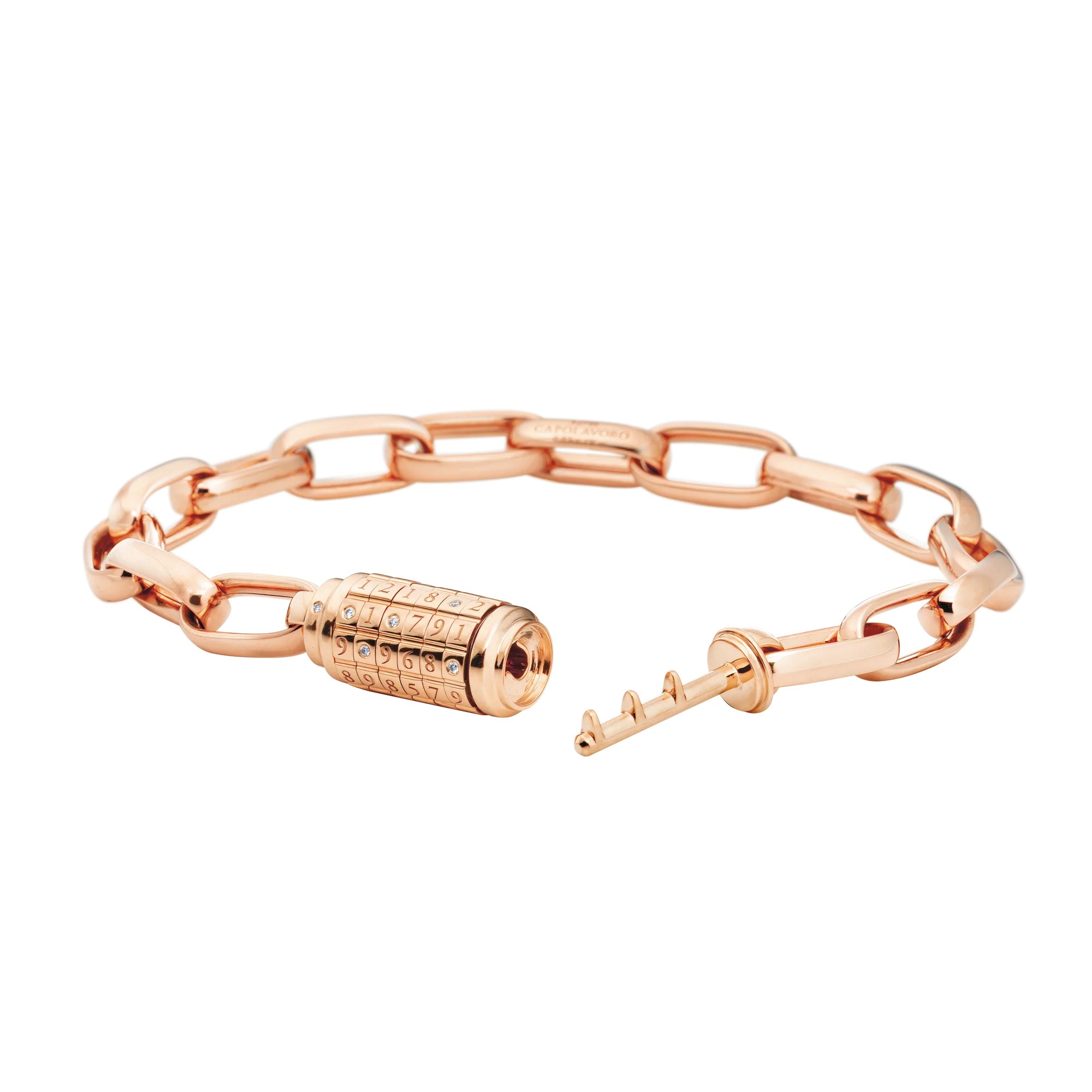 Capolavoro Armband Love Lock - AB7BRW00376.INNEN.17 (17-M) aus Roségold mit Diamant