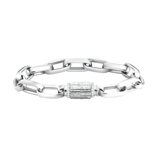 Capolavoro Armband Love Lock - AB8BRW00375.INNEN.17 (17-M) aus Weißgold mit Diamant