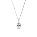 Capolavoro Collier Capriccio - CO8TOA02340.CLIP (CLIP) aus Weißgold mit Diamant und Topas