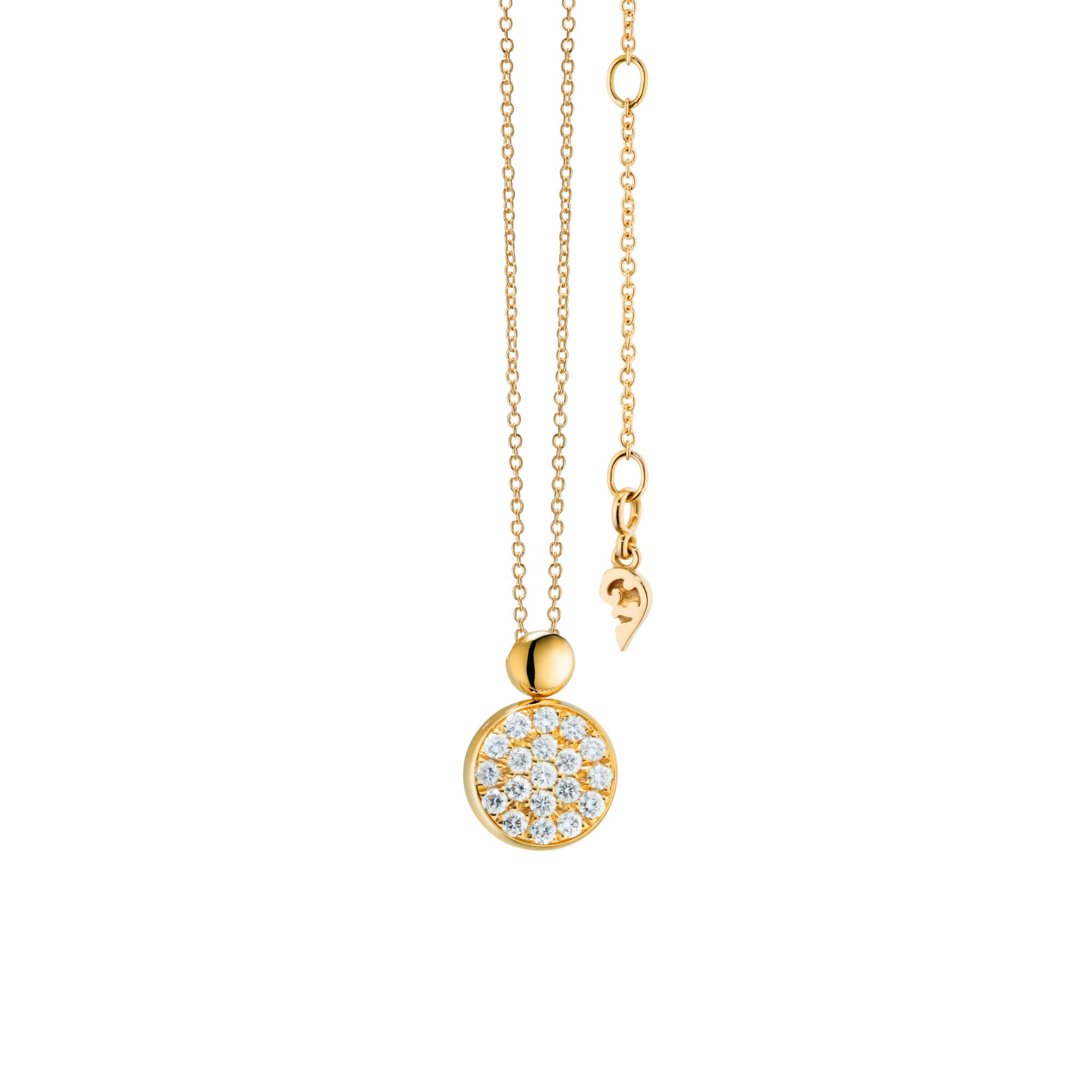 Capolavoro Collier Dolcini - CO7B0000589.45 (45-M) aus Gelbgold mit Diamant