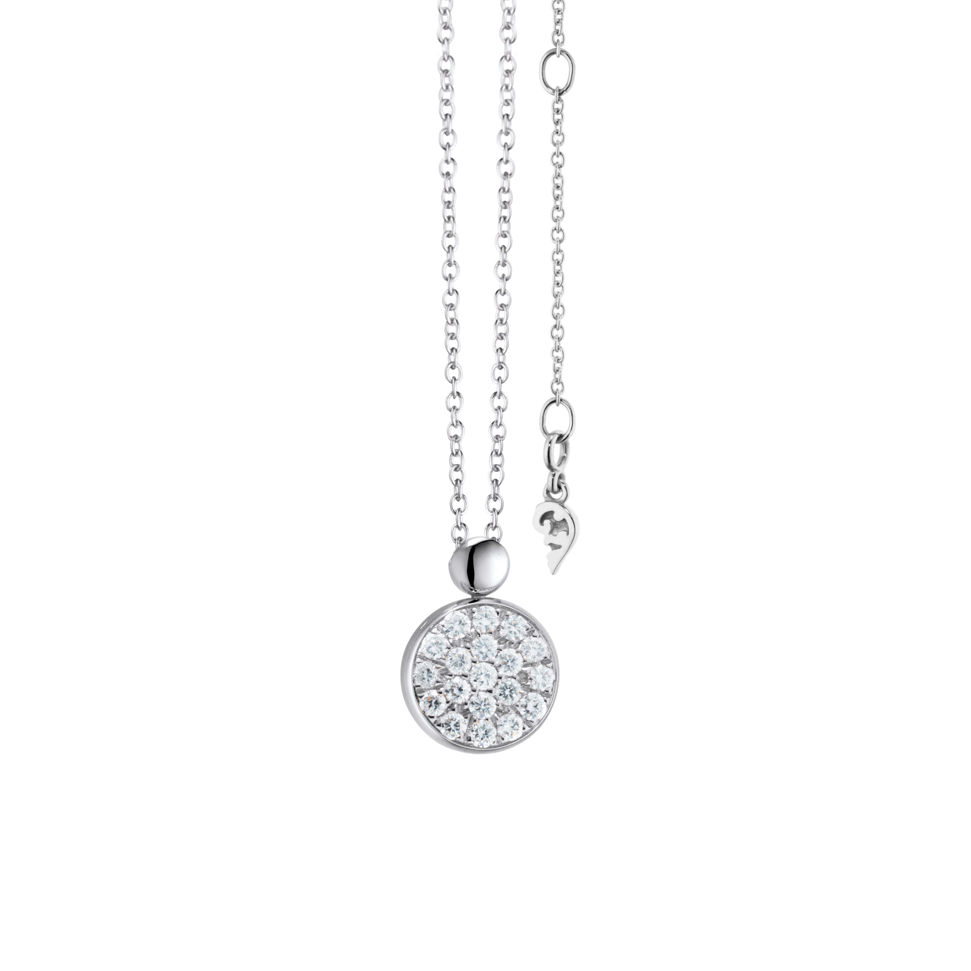Capolavoro Collier Dolcini - CO8B00590.45 (45-M) aus Weißgold mit Diamant