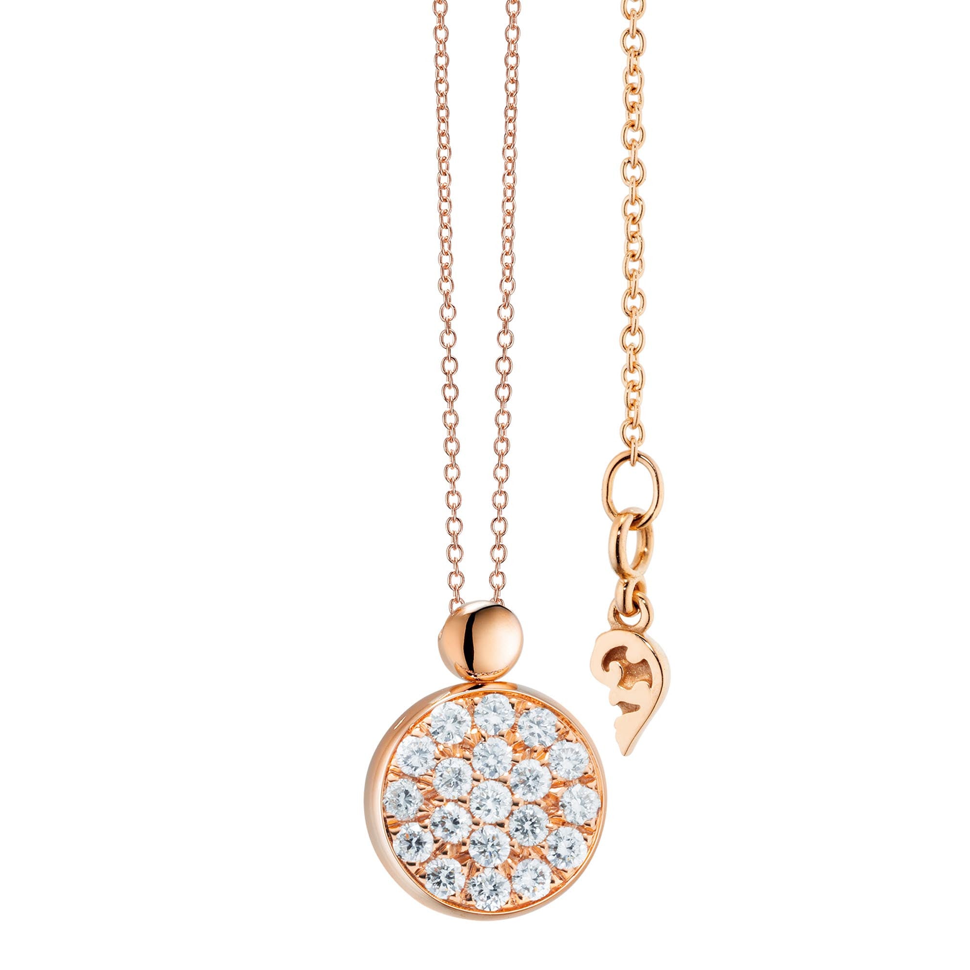 Capolavoro Collier Dolcini - CO9B00590.45 (45-M) aus Roségold mit Diamant