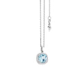 Capolavoro Collier Espressivo (CO8TOA02205-M) aus Weißgold mit Diamant und Topas