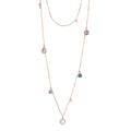 Capolavoro Collier Espressivo Highlight (CO9ROK00655) aus Roségold mit Amethyst, Diamant, Rosenquarz und Topas