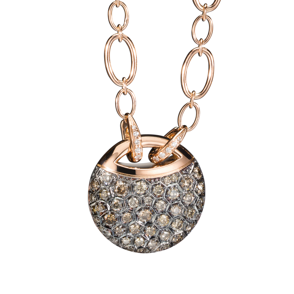 Capolavoro Collier Fiore Magico (CO9BHB00580) aus Roségold mit Diamant