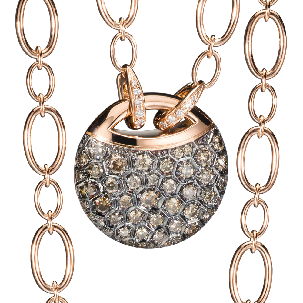 Capolavoro Collier Fiore Magico (CO9BHB00580) aus Roségold mit Diamant