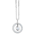 Capolavoro Collier Glam Motion (CO8BRW00616) aus Weißgold mit Diamant