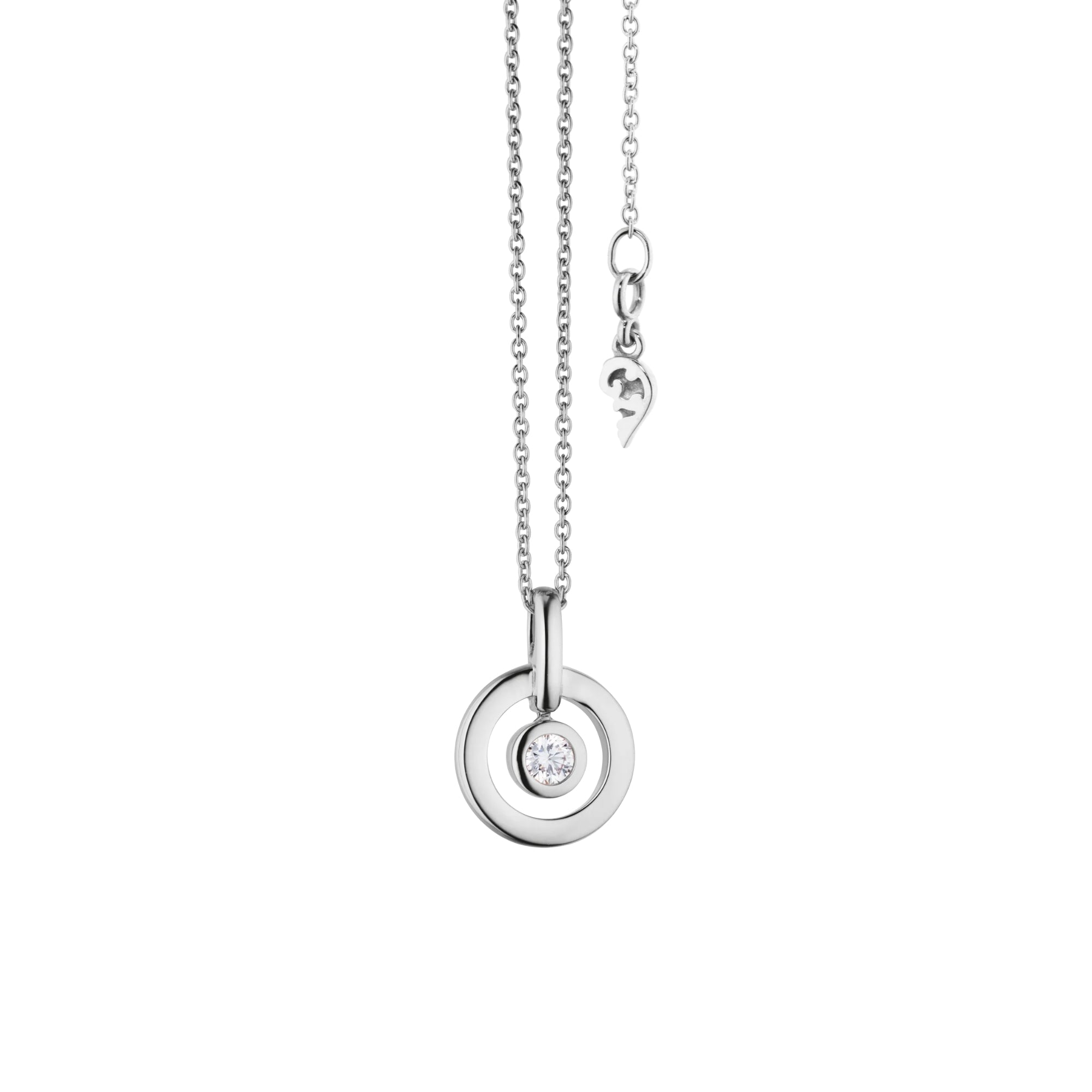 Capolavoro Collier Glam Motion (CO8BRW00681) aus Weißgold mit Diamant
