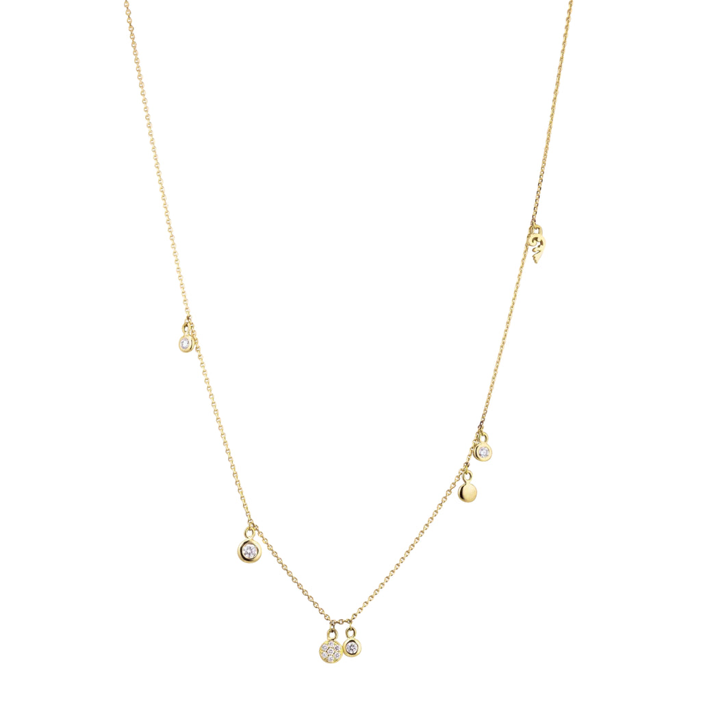 Capolavoro Collier Prosecco (CO7BRW00672) aus Gelbgold mit Diamant