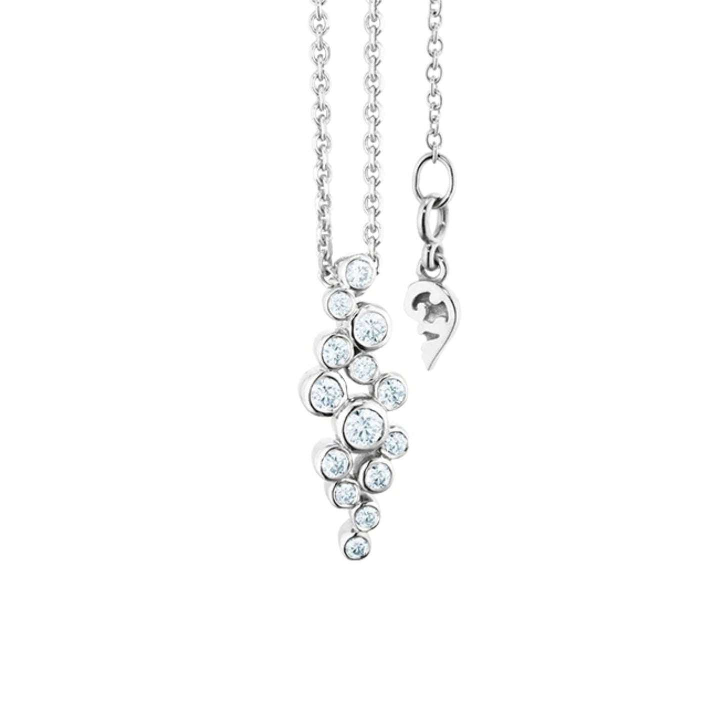 Collier Prosecco, Weißgold • Diamant von Capolavoro (CO8BRW02286)